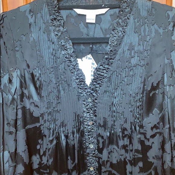 DVF
3/4-Sleeve Dress, Black - Picture 2 of 4